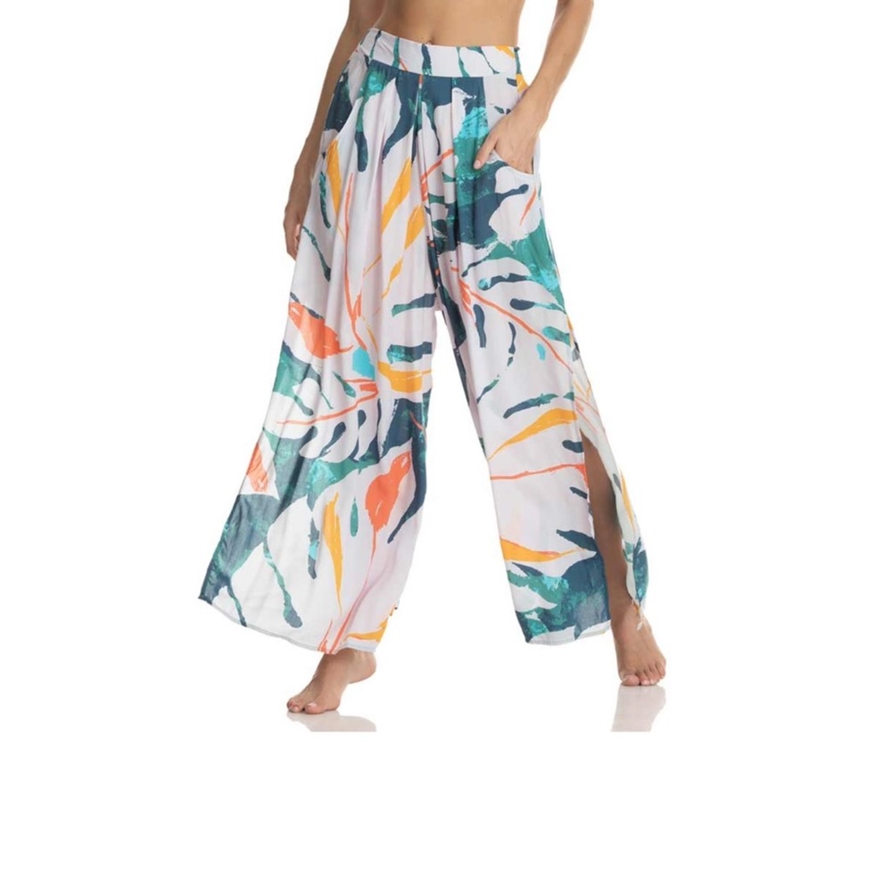 Maaji Tropical Print Wide-Leg Pants